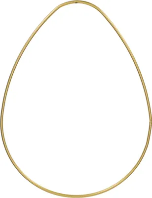 Produktbild von Dekolo Ein Metallei ideal als Klammer oder als Traumfänger-Dekoration Golden 10cm