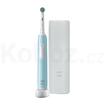 Immagine prodotto di Oral-B | Electric Toothbrush with Travel Case | Pro Series 1 | Rechargeable | For adults | Number of brush heads included 1 | Number of teeth brushing modes 3 | Caribbean Blue