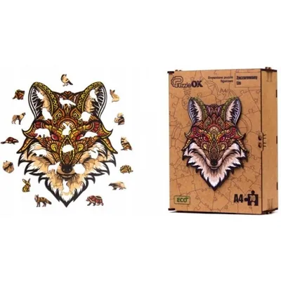 Produktbild von Holzpuzzle „Verzauberter Fuchs“ Pua4-00713