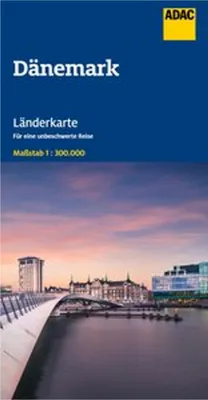 Produktbild von ADAC Länderkarte Dänemark 1:300.000