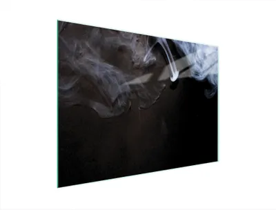 Image de Planche à découper en verre 40 x 30 fumée