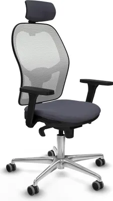 Image de Chaise de bureau avec appui-tête Piqueras y Crespo 3D086G2 Gris foncé