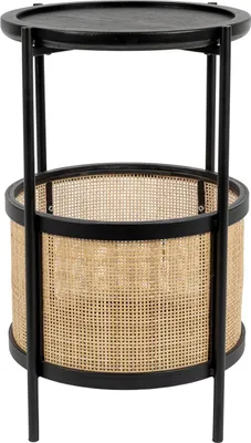Produktbild von Housecraft Living Makato Beistelltisch Rund 30x30 cm Schwarz