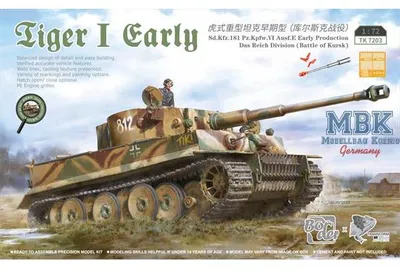 Obrázok produktu pre Model Border TK7203 – 1:72 Tiger Early z Das Reich –