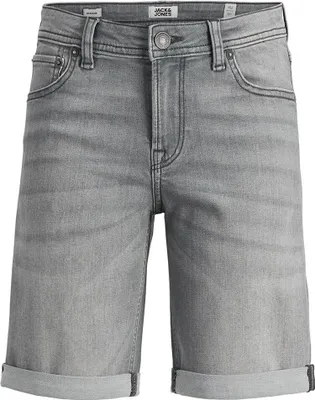 Produktbild von Jack & Jones 12249173_3601_146, Uni, Kind, Grau, Grey Denim, Regular fit, Gesäßtasche, Fronttasche