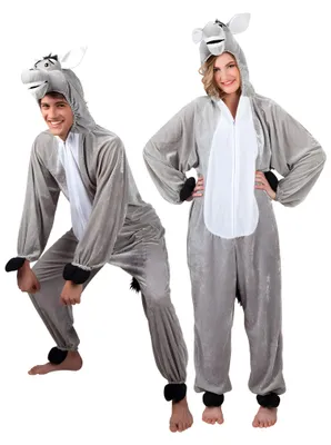 Immagine prodotto di Boland 88010, Costume, Adulto, Unisex, Animale, Animale, Grigio, Bianco