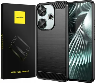 Zdjęcie produktu dla Etui ochronne SPACECASE Carbon do Poco F6 5G black