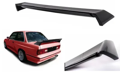 Imagen del producto de Alerón trasero para maletero, alerón, "spoiler" para BMW Serie 3 E30 (1982-1992), modelos de 2 y 4 puertas, color .