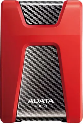 Produktbild von ADATA DashDrive Durable HD650 Externe Festplatte 1000 GB Rot