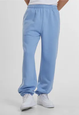 Image de Kalhoty Urban Classics Pantalon de survêtement molletonné bleu poudre - M