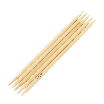 Bambus Nadelspiel Strumpfstricknadeln Gr.5