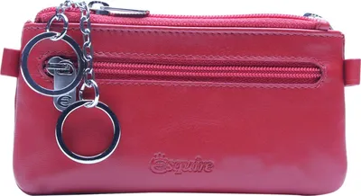 Produktbild von Esquire Schlüsselmäppchen New Silk Key Case Red dunkelrot