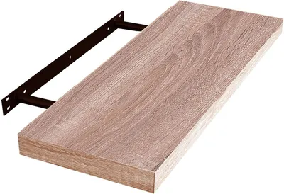 Produktbild von EUGAD 1 x Wandregal Hängeregal, Holz Board, Eiche, 120x23x3,8 cm