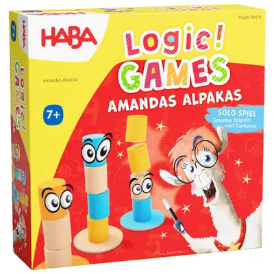 Produktbild von HABA Logic! GAMES - Amanda’s Alpacas, Brettspiel, Logisch, 7 Jahr(e)