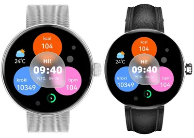 Image de Forever Montre connectée pour femmes Forevive 5 SB-365 Argenté, IP68, Podomètre, Cardiofréquencemètre, Suivi du sommeil, Écran tactile, Bluetooth
