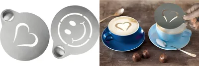 Image de Set de pochoirs à café Securit, 2 pièces (70020325)