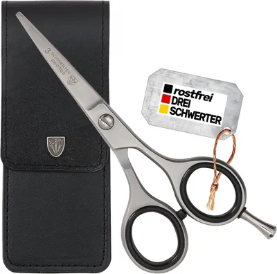 Produktbild von Rostfreie professionelle Bartschere Haarschere im Etui
