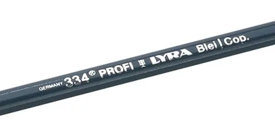 Produktbild von Lyra Zimmermannsbleistift Länge 24cm oval blau poliert Profi-Qualität - 4342103