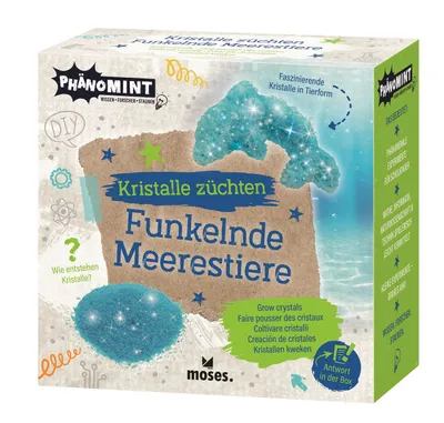 Produktbild von moses Verlag PhänoMINT Funkelnde Kristalltiere züchten PHAENOMINT