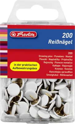 Produktbild von Herlitz Reißnägel 08770158 Box ws VE200