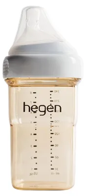 Produktbild von Hegen Babyflasche 240 ml mit Extra Slow Flow Sauger aus PPSU ab 3 Monaten