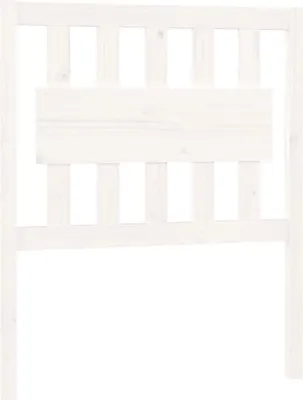Produktbild von vidaXL Kopfteil Weiß 80,5x4x100 cm Massivholz Kiefer