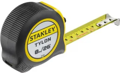 Image de Ruban à mesurer Stanley Tylon Longueur : 8m (26ft) x largeur : 25mm