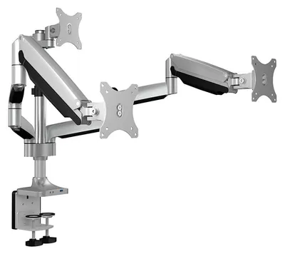Zdjęcie produktu dla ICY BOX IB-MS505-TI, Zacisk, 21 kg, 81,3 cm (32"), 75 x 75 mm, 100 x 100 mm, Czarny, Srebrny