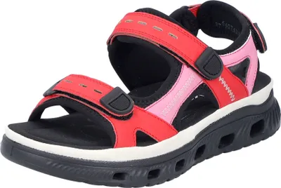 Produktbild von Rieker fsk damen sandalen Damen Sandalette in Rot, Größe 36