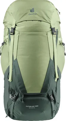 Zdjęcie produktu dla Deuter Futura Air Trek 55+10 SL, Ramka wewnętrzna, Wędrówki, Zielony, 55 l, 2,1 kg, 340 mm