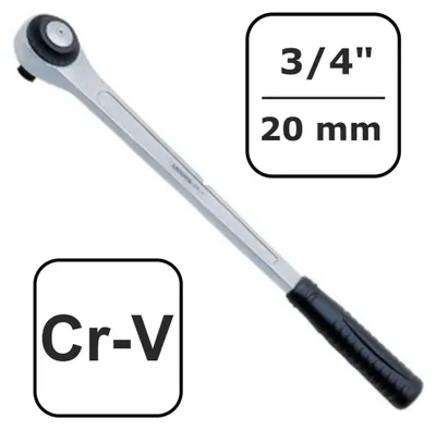 Image de Clé à Cliquet 3/4 Pouce, 72 Dents, Chrome Vanadium, Outil Professionnel