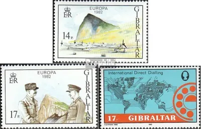 Produktbild von Briefmarken Gibraltar 1982 Mi 451-452,456 (kompl.Ausg.) postfrisch Ereignisse