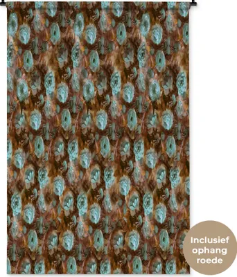 Produktbild von MuchoWow® Wandteppich Wandbehang Blumen - Rosen - Farben 120x180 cm Tapisserie Dekoration Wandtuch - Schlafzimmer - Dekorationen für das Haus