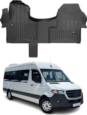 Immagine prodotto di 2018-2025 Mercedes Sprinter W907 Tappetini TPE Nero 1 pezzo