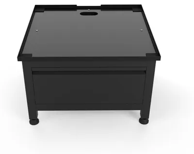 Imagen del producto de Soporte elevador para lavadora con cajón - Negro - 42 cm de altura