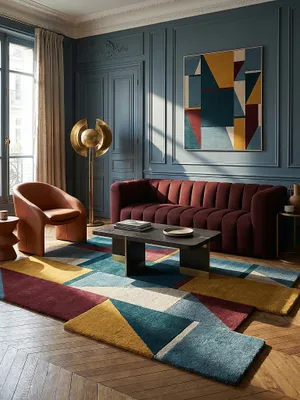 Wollteppich Shuffle Muster - Abstrakt - Wohnzimmer_Shaped_#sku_BARK503119376325-BARK503119376326-BARK503119376327#
