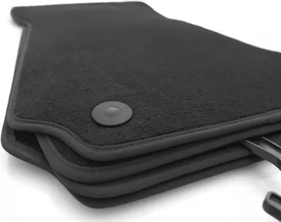 Produktbild von Fußmatten für Mercedes S-Klasse V222 (Langer Radstand) Velours Autoteppich in Original Qualität Automatten Set 4x Schwarz