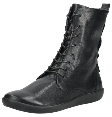 Immagine prodotto di Think NATURE scarpe da donna - scarpe da ginnastica comode e stringate nere NUOVO