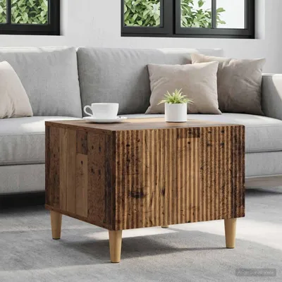 Obrázek produktu pro vidaXL Konferenční stolek se zásuvkami z recyklovaného dřeva 49 x 50 x 40 cm dřevotřísková deska