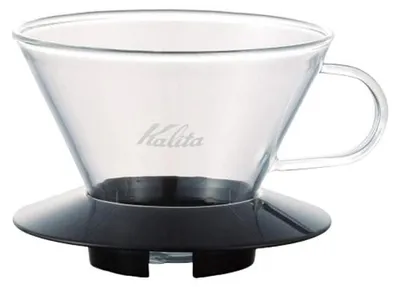 Image de Goutteur en verre Kalita Wave #155 (Black)