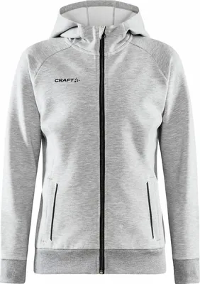 Produktbild von CRAFT Core Soul Full Zip Hood W Grey Melange XS
