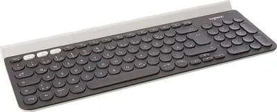 Produktbild von Logitech K780, Volle Größe (100%), Kabellos, RF Wireless + Bluetooth, QWERTZ, Weiß
