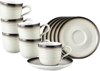Produktbild von Seltmann Weiden Terra Espressotasse mit Untertasse corso 6er Set