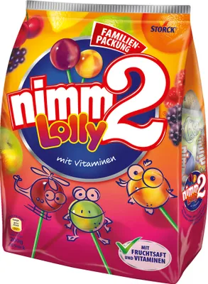 Produktbild von Storck nimm2 Lolly Familienpackung Lutscher mit Vitaminen 200g