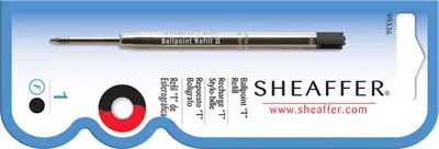 Zdjęcie produktu dla Wkład do długopisów Sheaffer CZARNY (F) typu T