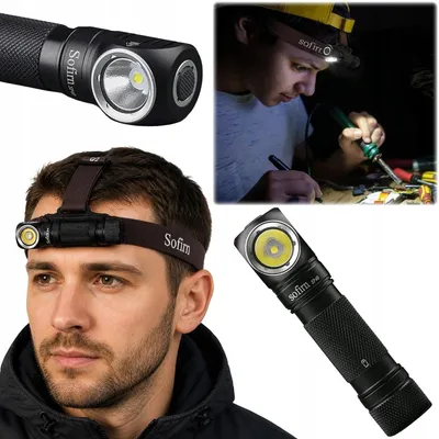 Zdjęcie produktu dla LATARKA CZOŁOWA LED akumulatorowa CZOŁÓWKA Sofirn SP40 1200lm IPX8 4 tryby