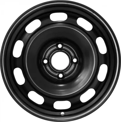 Image de jantes en fer ALCAR ACCIAIO 7493 6.5x16 4x108 ET 38 NOIR