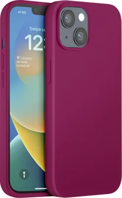 Zdjęcie produktu dla Moxie, etui Colour Skin TPU z miękką wyściółką wewnętrzną do iPhone'a 14, ciemnofioletowe