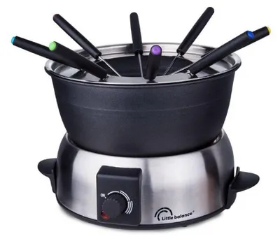 Immagine prodotto di Set fonduta 800w 8 forchette in acciaio inox Little balance 8386