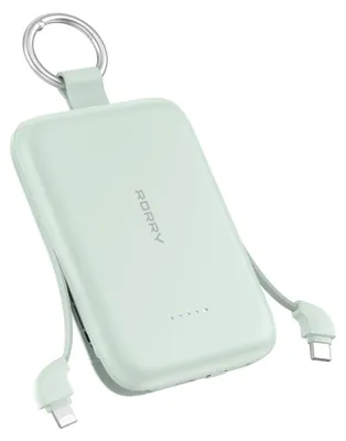 Produktbild von RORRY CharmGo 10000mAh Powerbank, Klein Power Bank PD 30W Schnellladen